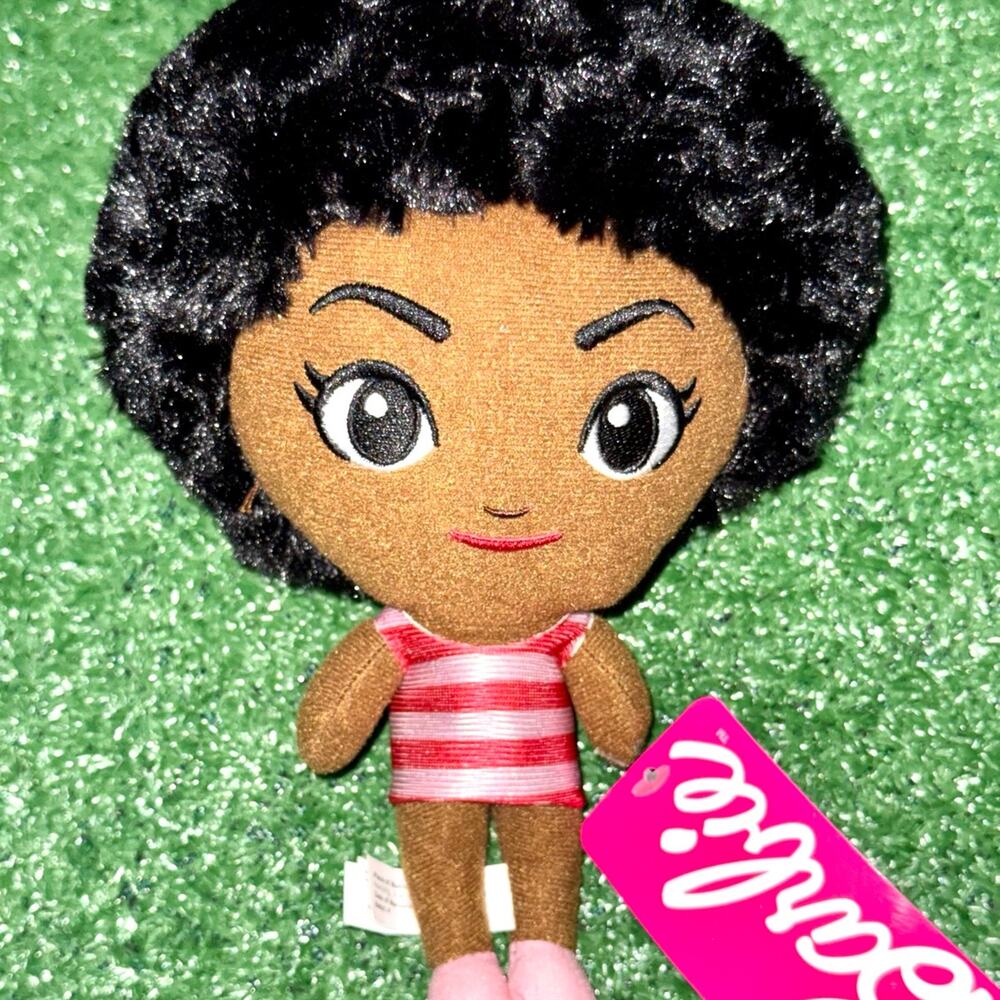 Barbie Beautiful Black Afro Girl Plush New With Tag